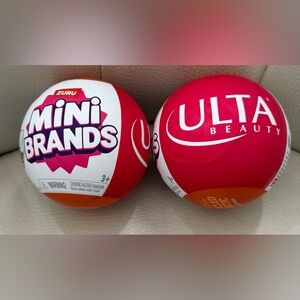 Lot Of 2 Mini Brands Ulta Surprise Balls